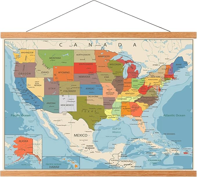 WITCOLOR 36 Inch Wide Magnetic Frames, Strong Magnet, Wood Poster Hanger by WITCOLOR