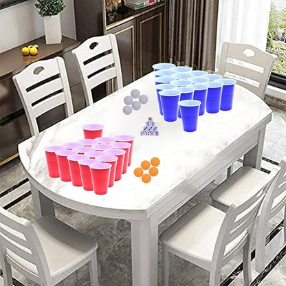 GOLDGE 60 Packs 16 Oz Plastic Party Cups Reusable in Red and Blue - Image 8
