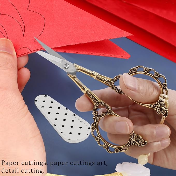 BIHRTC 4.5Inch Embroidery Stainless Steel Scissors - Image 6
