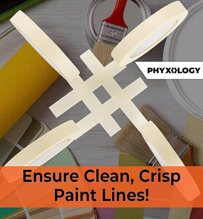 3/4 in Pro-Grade Masking Tape. 60 Yard Roll 4 Pack = 240 Yards of Multi-Use - Image 4