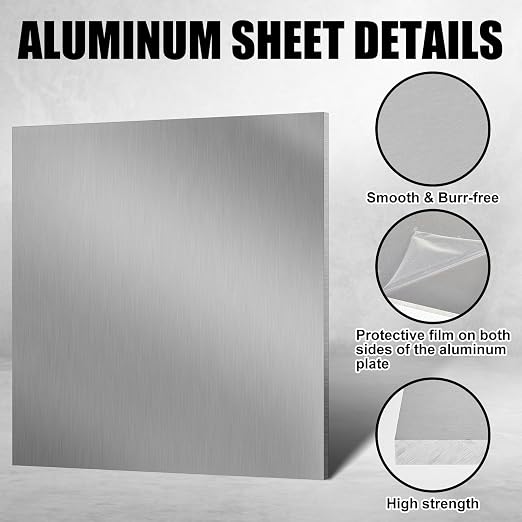 2 Pcs 6061 Aluminum Sheet Metal - Image 3