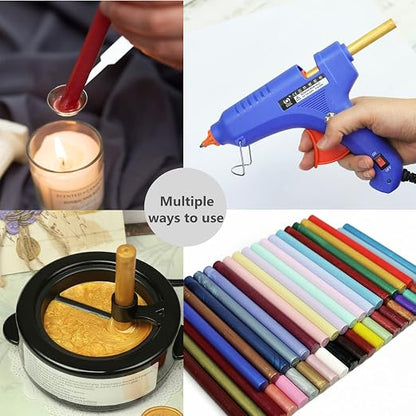 Red Wax Sealing Sticks, ONWINPOR 10pcs Glue Gun Wax Seal Sticks - Image 7