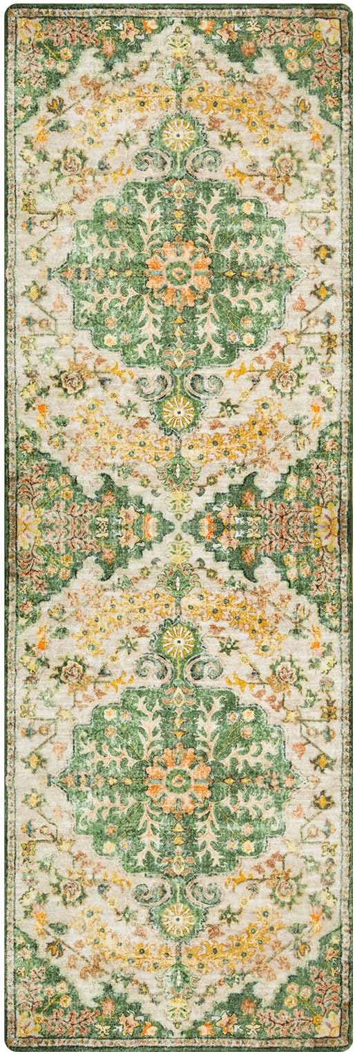 Lahome Bohemian 2x6 Washable Hallway Runner Rug, Kitchen Runner Rugs Non Skid - Image 9