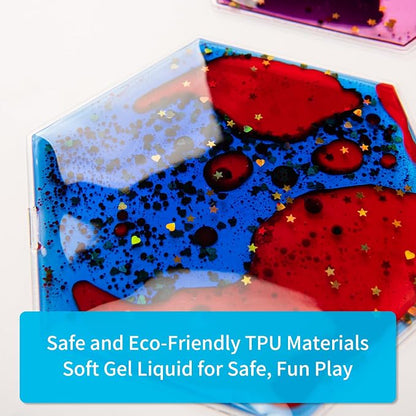 Art3d Hexagon Sensory Fidget Liquid Motion Tiles - Image 7
