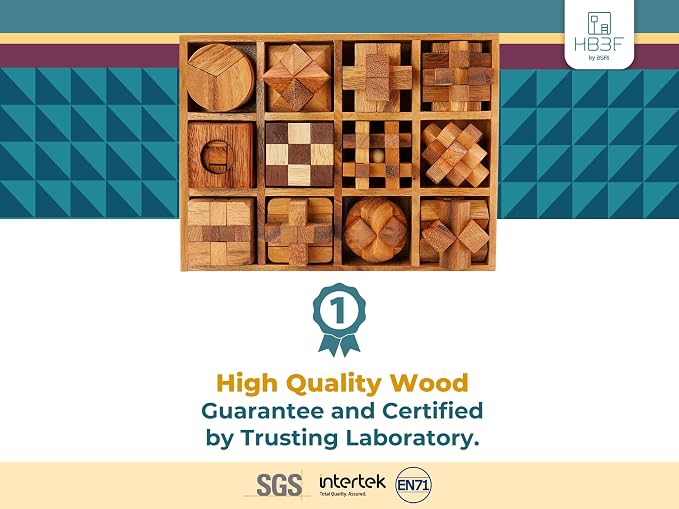 BSIRI Wooden Puzzle Box Set - Image 2