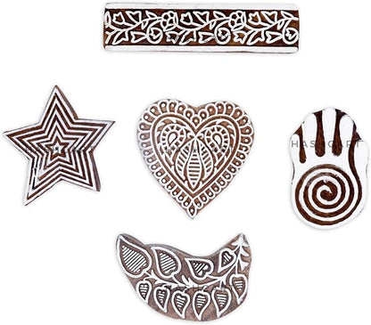 Wooden Block Stamp Hand Carved Printing Stamp - Image 2