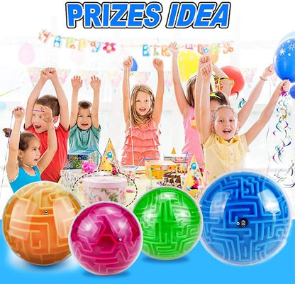 YongnKids 4 Pack 3D Puzzle Maze Ball Toys| Brain Teaser Puzzles Maze Game - Image 8