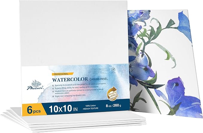 PHOENIX Watercolor Canvas Boards by PHOENIX