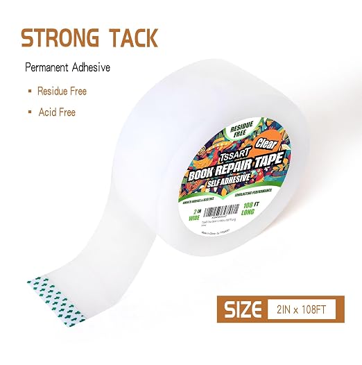 Clear Book Repair Tape - Image 2