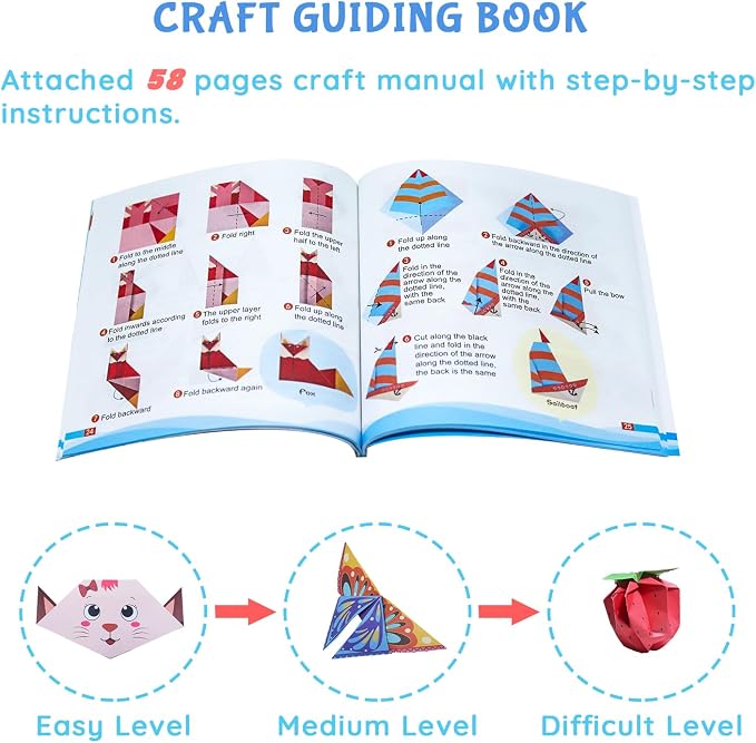 Origami Kit for Kids Ages 5-16, 108 Sheets - Image 3