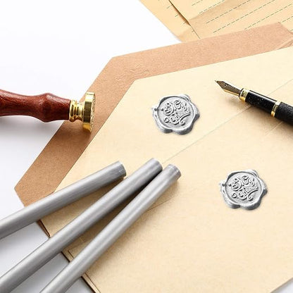 Nuanchu 15 Pcs Glue Gun Sealing Wax Sticks Retro Vintage Wax Sticks - Image 4