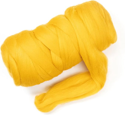 Colored Natural Wool roving, 1 lb. Best Wool by Kondoosnaturalfibers