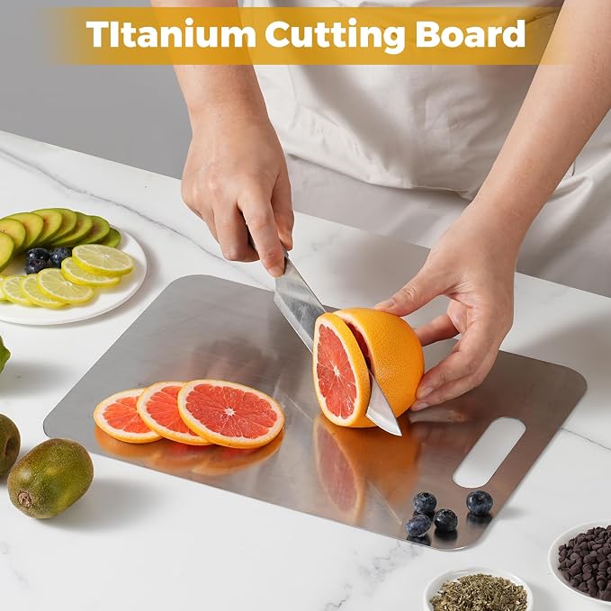Tavano Titanium Cutting Board, Titanium Cutting Boards - Image 2