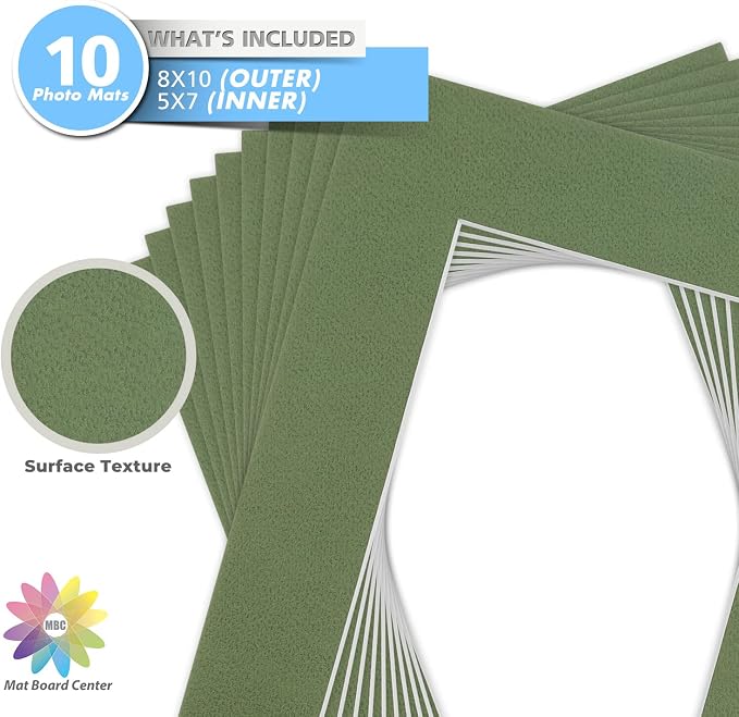 Mat Board Center, 8x10 for 5x7 Rock Garden Color Mats - Image 3