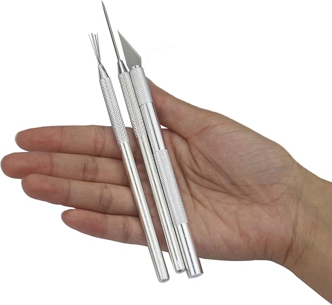 3 in 1 Clay Needle Tools Sculpting Ceramics Pottery Carving Tools - Image 3