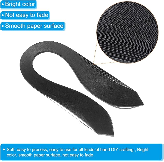 PATIKIL 600pcs Quilling Strips Paper 1/8" 39cm Origami Paper Quilling Strip - Image 3