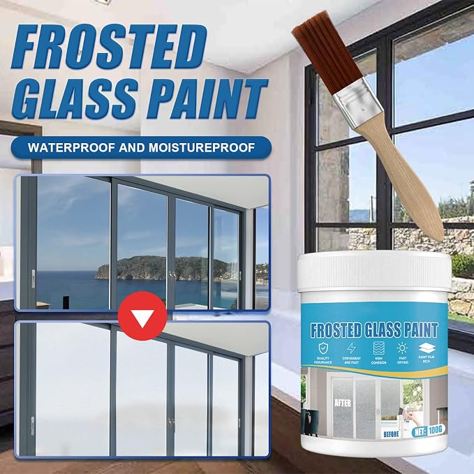 Frosted Glass Paint, Door and Window Shading, UV Resistant, Waterproof - Image 2