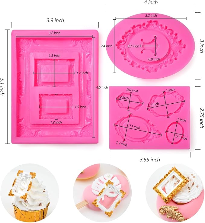 Sakolla Photo Frame Silicone Mold - Image 2