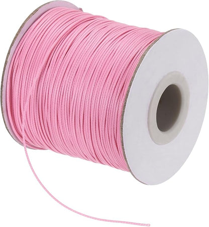 MECCANIXITY Waxed Cord 0.5mm Waxed Polyester Cord 175 Yard Wax String by MECCANIXITY