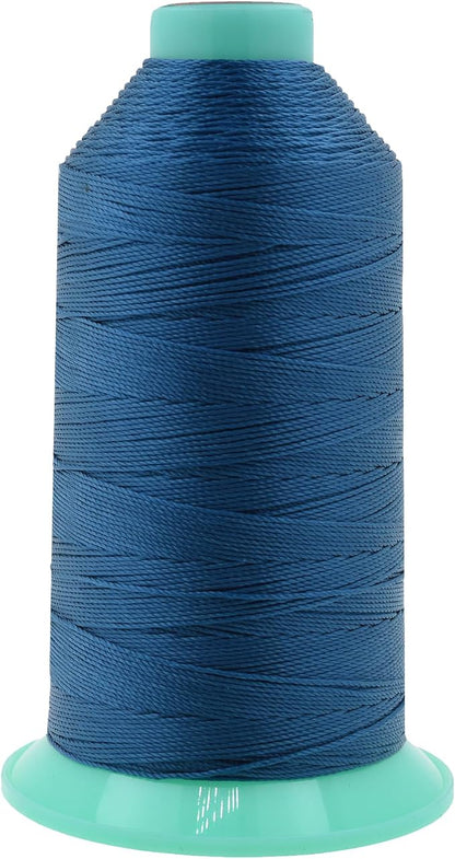 Mandala Crafts Bonded Nylon Thread Airforce Blue Heavy Duty Sewing Threads by MandalaCrafts