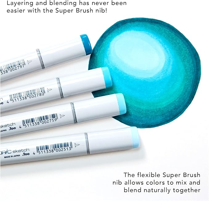 Copic Sketch, Alcohol-based Markers, Color Fusion #2 - Image 5
