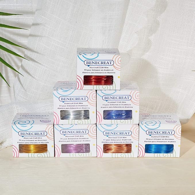 BENECREAT 17 Gauge Jewelry Craft Aluminum Wire 380 Feet Bendable Metal - Image 7
