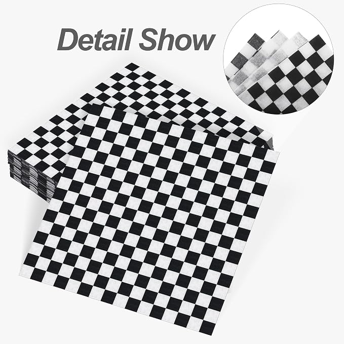 Aodaer 48 Pieces Race Car Paper Napkins Disposable Checkered Flag Napkin Racing - Image 4