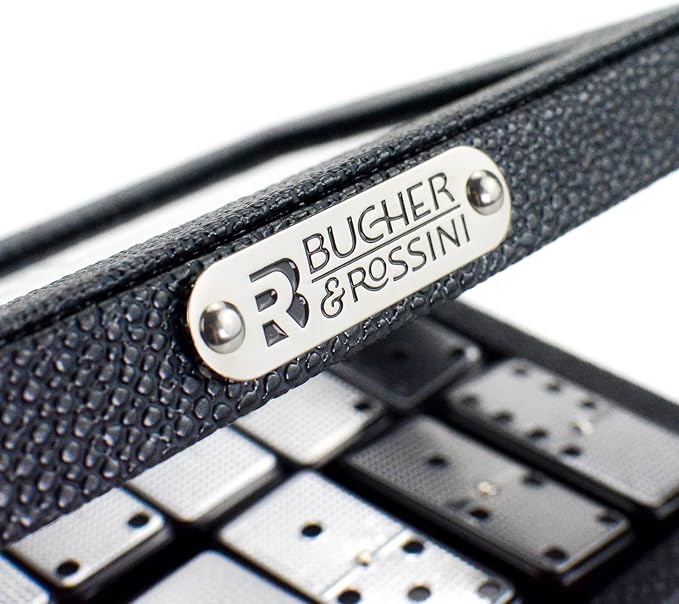 Bucher&Rossini Metal Surface Dominoes Set Double 6 - Image 3