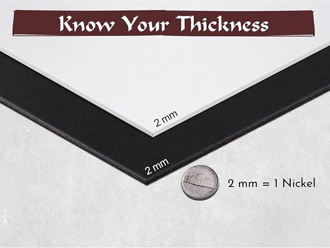 2-Pack Shape Retention EVA Cosplay Foam - 2mm Thick 14x39 inch High Density EVA - Image 4