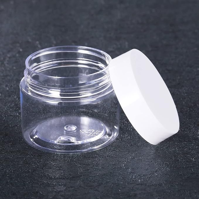 12 Pack 3 oz Plastic Container Jars - Image 3