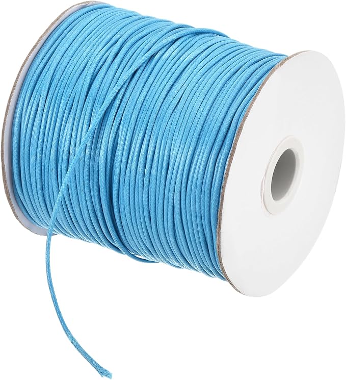MECCANIXITY Waxed Cord 1.5mm Waxed Polyester Cord 175 Yard Wax String by MECCANIXITY