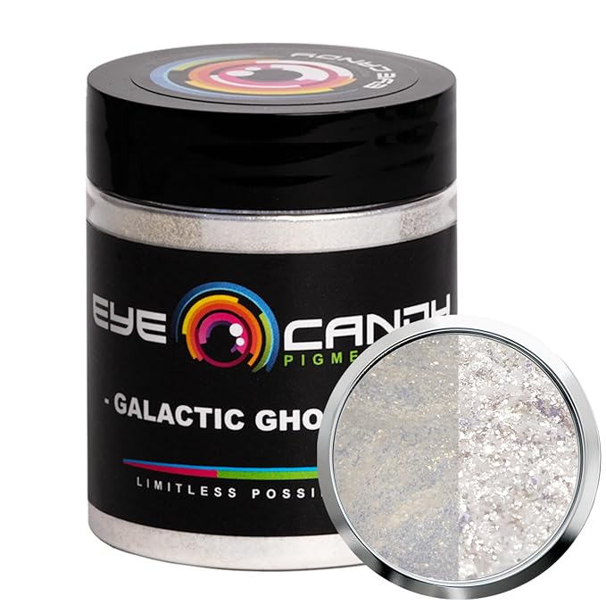 Eye Candy Premium Mica Powder Pigment “Galactic Ghost Gold” Multipurpose DIY by EyeCandyPigments
