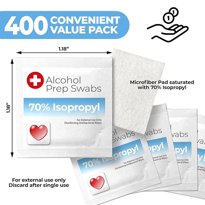Alcohol Wipes Individually Wrapped - Image 2