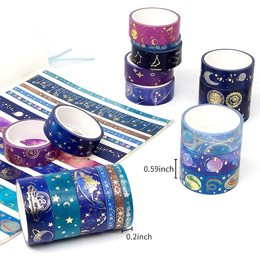 24 Rolls Washi Tape Set - Image 4