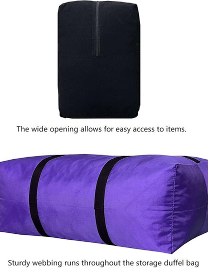 Extra Large Duffle Bag for Travel, Big Foldable Storage Bag - Image 5