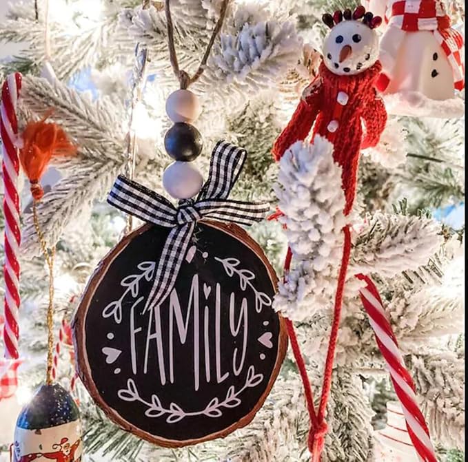 Christmas Stencils for Painting on Wood Slice - Image 9