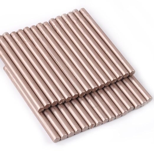 Champagne Gold Wax Seal Sticks, HOSEALING Glue Gun Wax Seal Sticks - Image 3