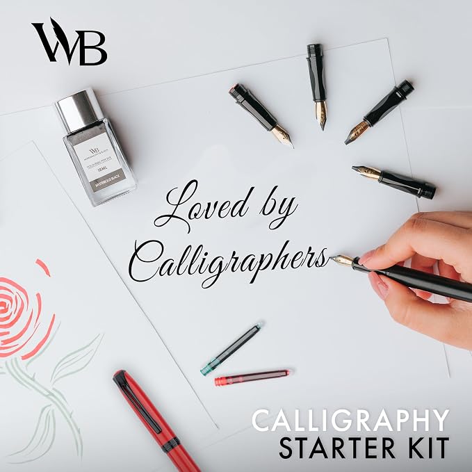 Wordsworth and Black Calligraphy Pen Set - Image 5