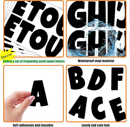 Bemeol 360 Pcs 30 Sheets Bulletin Board Letters 2.5 Inches Alphabet Stickers - Image 4