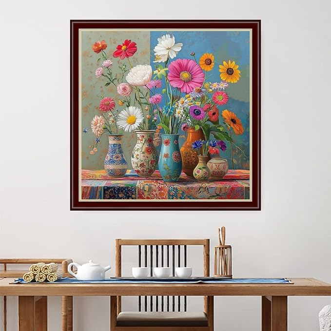 Dimensean Stamped Cross Stitch Kits Full Range of Embroidery Patterns Starter - Image 2