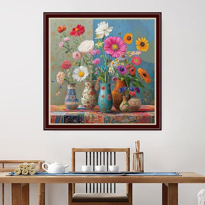 Dimensean Stamped Cross Stitch Kits Full Range of Embroidery Patterns Starter - Image 2