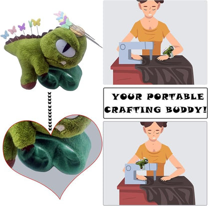 Cute Dinosaurs Wrist Pin Cushion - Image 3