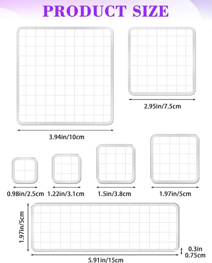 7 Pieces FIVEIZERO Acrylic Stamp Block - Image 2