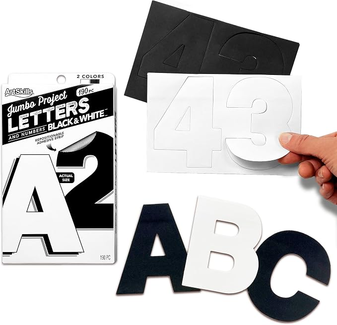 ArtSkills Poster Letters 4” Paper Letters by ArtSkills