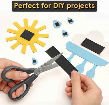 Magnetic Strips Self Adhesive, 6 Pack 6" x 1" Sticky Back Magnet Tapes - Image 6
