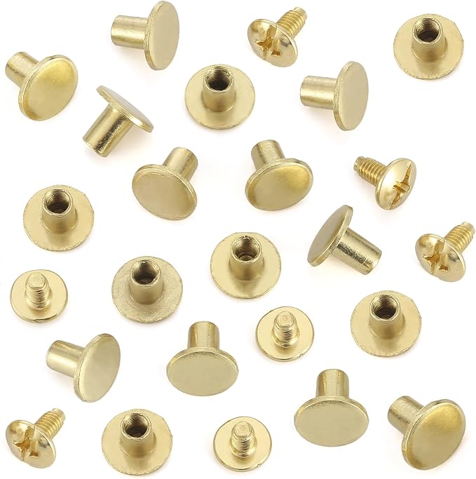 YORANYO 150 Sets 8MM Chicago Screws Leather Rivets - Image 3