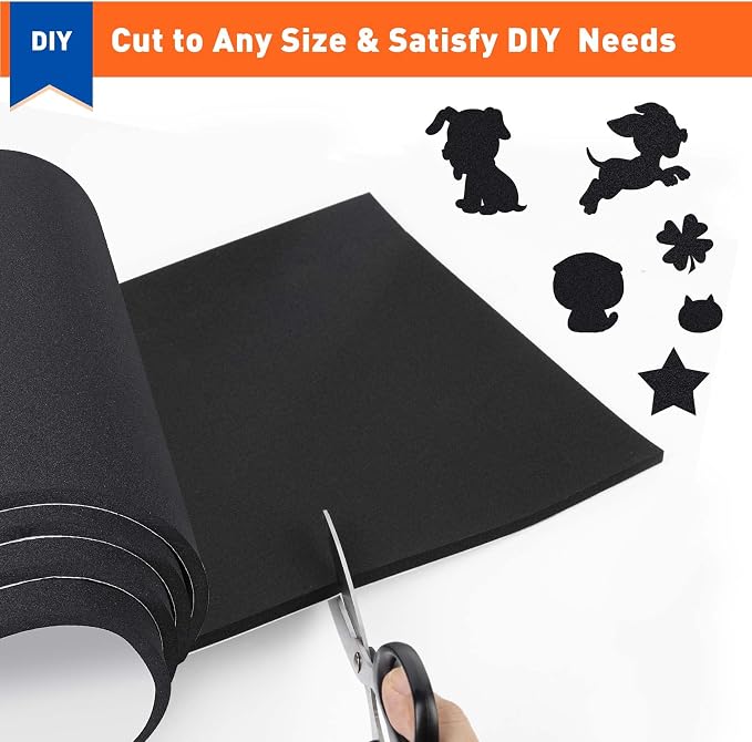 MAGZO Backed Adhesive Foam Padding 1/2" Thick x 12" W x 59" L, Closed Cell Foam - Image 5