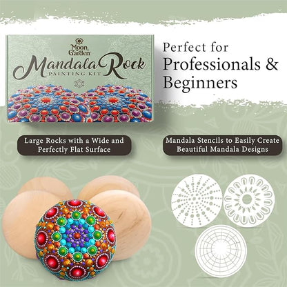 MoonGarden Mandala Rock Painting Kit - Image 3