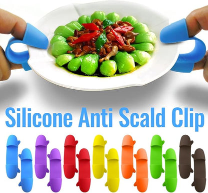 1 Pair Mini Silicone Finger Clip, Professional High Heat Resistant Finger - Image 2