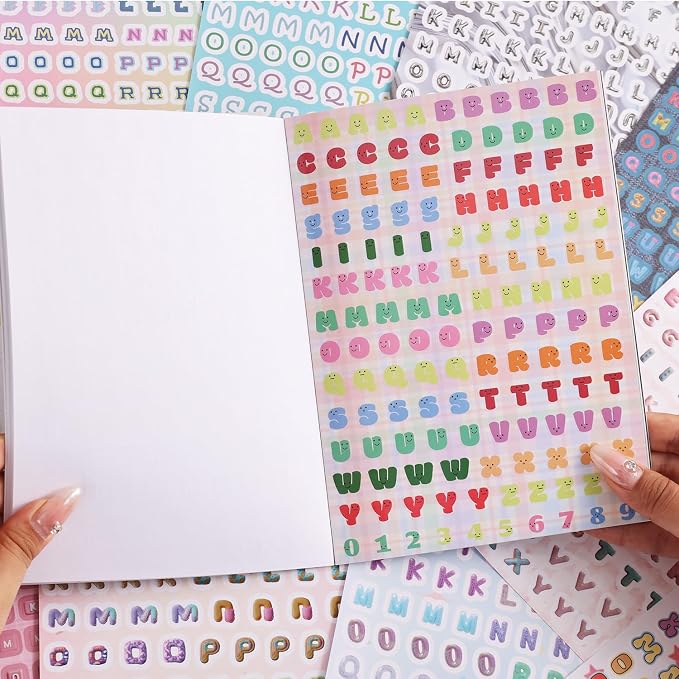 2000+ Pcs Alphabet Sticker for Journaling, Fun & Colorful Craft Letter Stickers - Image 6